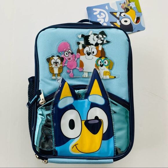 Bluey | Insulated Lunchbox Zipper Closure Circus NWT - Picture 1 of 8